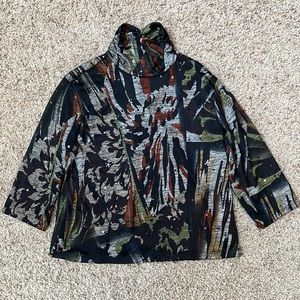 Top, Piccadilly Fashions, size XL, turtleneck. Pet and smoke free home.